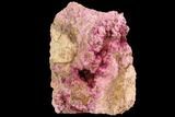 Fibrous Roselite Crystals on Matrix - Morocco #99403-1
